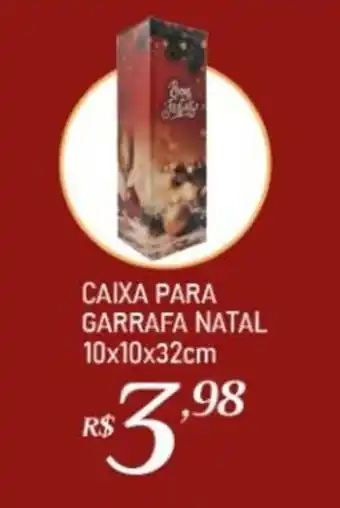 Giassi Supermercados Caixa para garrafa natal oferta