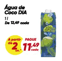 Dia Água de Coco DIA oferta