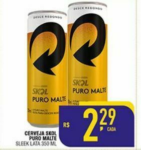 Cerveja skol puro malte 350ml