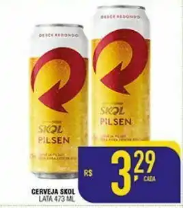 Mercantil Rodrigues Cerveja skol 473ml oferta