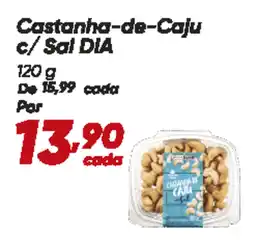 Dia Castanha-de-Caju c/ Sal DIA oferta