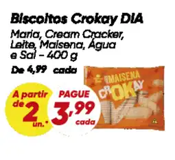 Dia Biscoitos Crokay DIA oferta