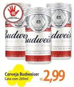 Atacadão Cerveja Budweiser Lata oferta