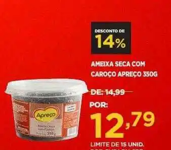Apoio Mineiro Ameixa Seca Com Caroço Apreço oferta
