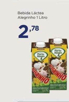 Apoio Mineiro Bebida Láctea Alegrinho oferta