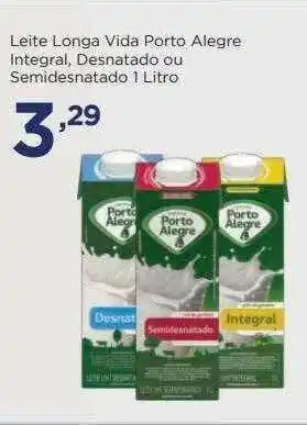 Apoio Mineiro Leite Longa Vida Porto Alegre Integral Desnatado Ou Semidesnatado oferta
