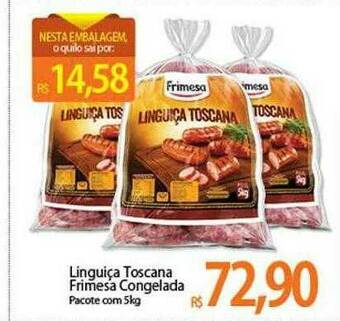 Atacadão Linguiça Toscana Frimesa Congelada oferta