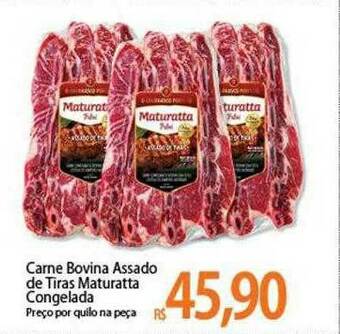 Atacadão Carne Bovina Assado De Tiras Maturatta Congelada oferta