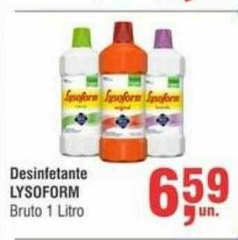 Higa Atacado Desinfetante Lysoform Bruto oferta