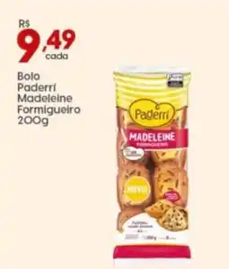 Supper Rissul Bolo Paderri Madeleine Formigueiro oferta