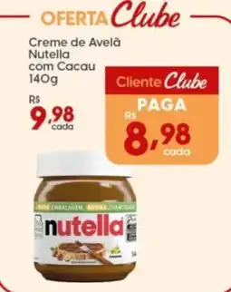 Supper Rissul Creme de Avelã Nutella com Cacau oferta