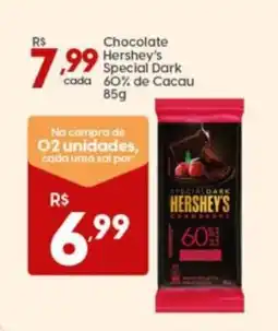 Supper Rissul Chocolate Hershey's Special Dark 60% de Cacau oferta