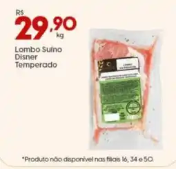 Supper Rissul Lombo Suíno Disner Temperado oferta