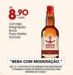 Supper Rissul Cerveja Imigração Bock Puro Malte oferta