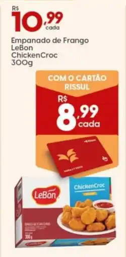 Supper Rissul Empanado de Frango LeBon ChickenCroc oferta