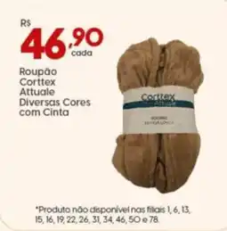 Supper Rissul Roupão Corttex Attuale Diversas Cores com Cinta oferta