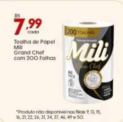 Supper Rissul Toalha de Papel Mili Grand Chef oferta