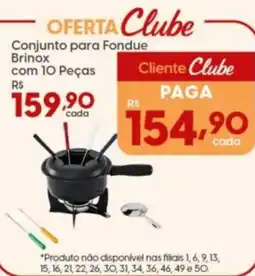 Supper Rissul Conjunto para Fondue Brinox oferta
