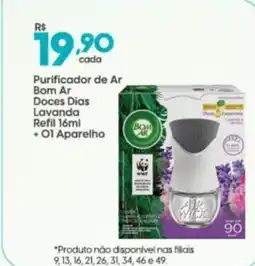 Supper Rissul Purificador de Ar Bom Ar Doces Dias Lavanda oferta