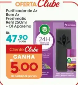 Supper Rissul Purificador de Ar Bom Ar Freshmatic Refil oferta
