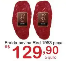 Giga Atacado Fralda bovina Red 1953 peça oferta
