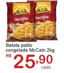 Giga Atacado Batata palito congelada McCain oferta