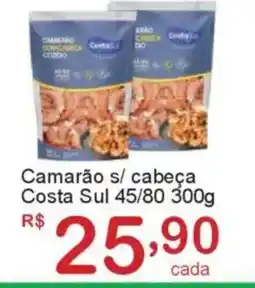 Giga Atacado Camarão s/ cabeça Costa Sul 45/80 oferta