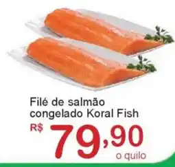 Giga Atacado Filé de salmão congelado Koral Fish oferta