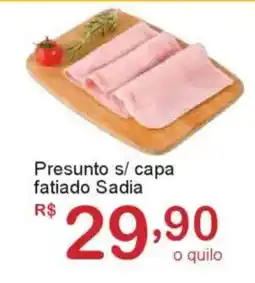 Giga Atacado Presunto s/ capa fatiado Sadia oferta