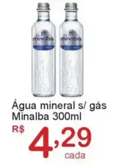 Giga Atacado Água mineral s/ gás Minalba oferta