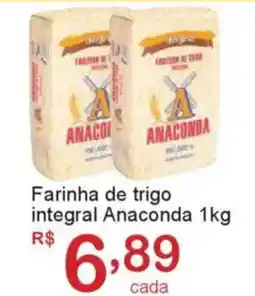 Giga Atacado Farinha de trigo integral Anaconda oferta