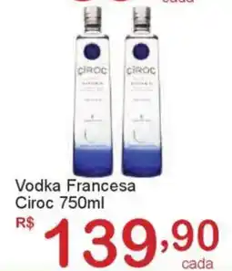 Giga Atacado Vodka Francesa Ciroc oferta