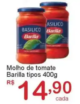 Giga Atacado Molho de tomate Barilla tipos oferta