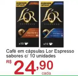 Giga Atacado Café em cápsulas Lor Espresso sabores oferta