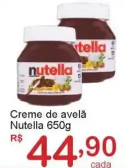 Giga Atacado Creme de avelã Nutella oferta