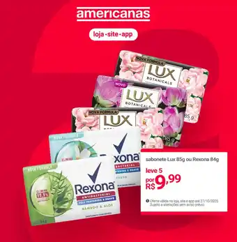 Sabonete Lux ou Rexona