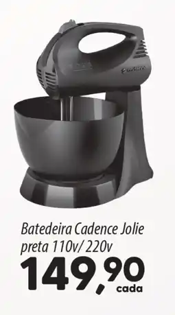 Asun Batedeira Cadence Jolie preta 110v/220v oferta