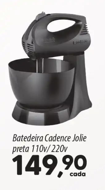 Batedeira Cadence Jolie preta 110v/220v