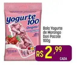 Muffato Bala Yogurte de Morango Dori Pacote oferta