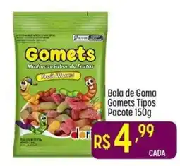 Muffato Bala de Goma Gomets Tipos Pacote oferta