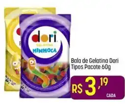 Muffato Bala de Gelatina Dori Tipos Pacote oferta