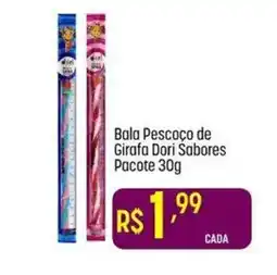 Muffato Bala Pescoço de Girafa Dori Sabores Pacote oferta