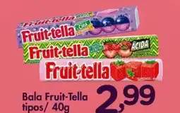 Confiança Supermercados Bala Fruit-Tella tipos oferta