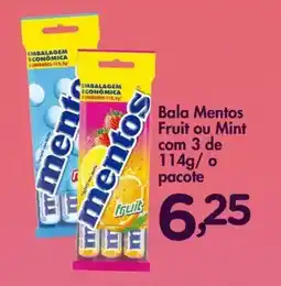 Confiança Supermercados Bala Mentos Fruit ou Mint oferta