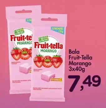 Confiança Supermercados Bala Fruit-Tella Morango oferta