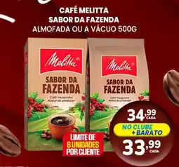 Rede Bom Lugar Café melitta sabor da fazenda almofada ou a vácuo oferta
