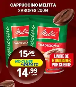Rede Bom Lugar Cappuccino melitta sabores oferta