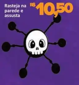 Supermercados Savegnago Rasteja na parede e assusta oferta