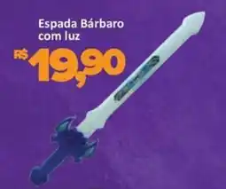 Supermercados Savegnago Espada Bárbaro com luz oferta