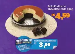 Supermercados Savegnago Bolo Pudim de chocolate cada oferta